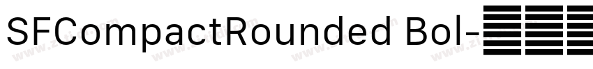 SFCompactRounded Bol字体转换